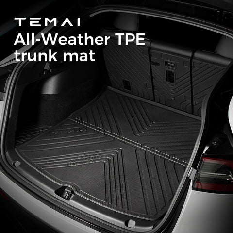 Rear Trunk Mats For Tesla Model Y （5 Seats 2021-2024 Model Y）