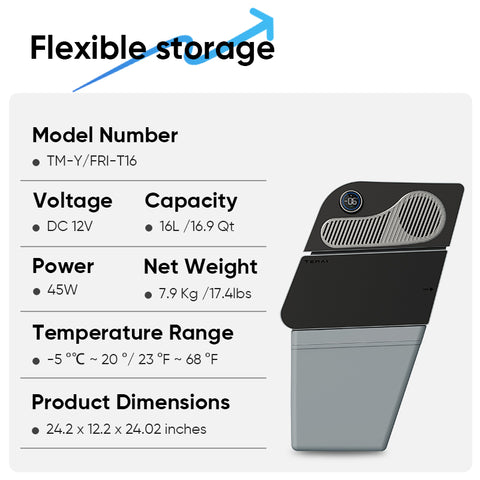 GLACIER Y Trunk Fridge (For Model Y 5 seats)
